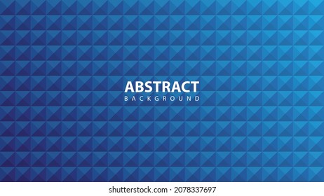 Square 3D modern Pattern. Blue Futuristic Abstract Background.