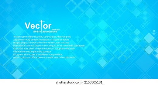 ฺBlue square abstract background for layout style cover template concept art