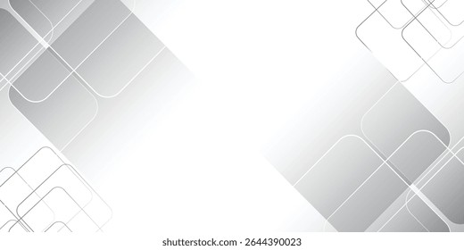 Square abstract background. Modern pattern design. Technology geometric style vector illustration. Business futuristic template. Digital creative banner. Art tech wallpaper. Science future texture.