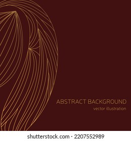 Square abstract background for premium or luxury design. Vector illustration.