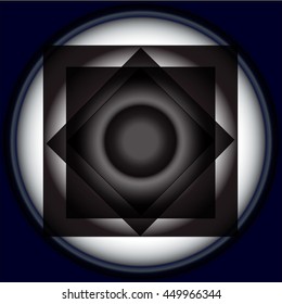 square Abstract black