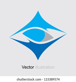 Square Abstract Blue logo. Icon Business Collection.