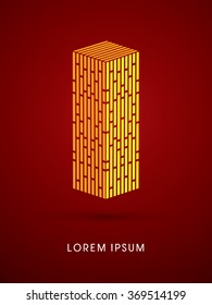 Square Abstract construction, design graphic vector