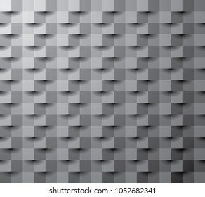 square abstract  dark texture, 3d vector background