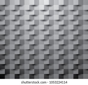 square abstract  dark texture, 3d vector background, book cover design