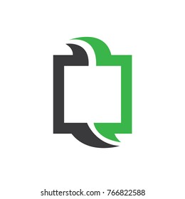 square abstract design vector