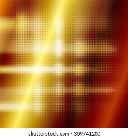 The square abstract gold metallic background