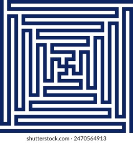square abstract line design vector