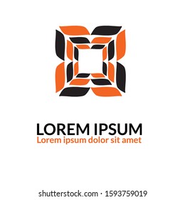 Square Abstract Logo Web Icon Illustration. Designed To Show Variations Of Different Ideas But Still In The Same Formation. Suitable For Business, Company And Others Activities