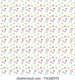 Square Abstract Pattern Colorful Texture or Background