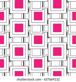 Square abstract pattern vector design