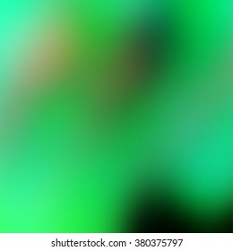 Square abstract smooth blur green background for any design to put over.