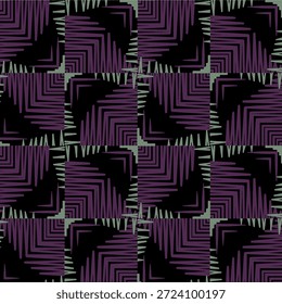 Vector abstracto cuadrado con hermoso adorno geométrico adecuado para la tela y el hogar Decore
