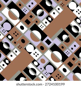 Vector abstracto cuadrado con hermoso adorno geométrico adecuado para la tela y el hogar Decore