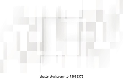 Square abstract white background design.