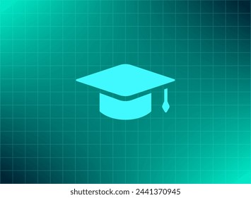 Sombrero académico cuadrado con brocha