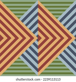 Square alternate colorful geometry pattern seamless vector background