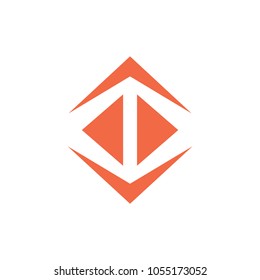 square arrows symbol logo vector