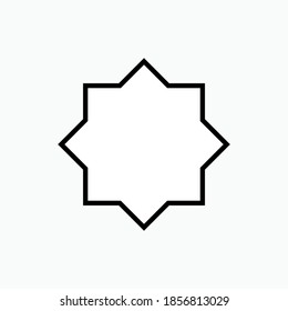 Square Art Configuration. Box Composition Symbol - Vector Logo Template.