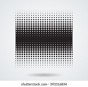Square Art. Halftone Design.