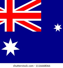 square Australia flag