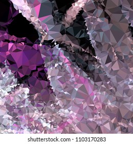 Square background with abstract mosaic pattern. Copy space. Vector clip art.