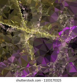 Square background with abstract mosaic pattern. Copy space. Vector clip art.