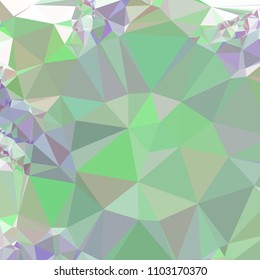 Square background with abstract mosaic pattern. Copy space. Vector clip art.