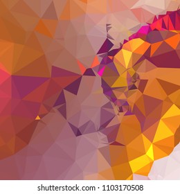 Square background with abstract mosaic pattern. Copy space. Vector clip art.