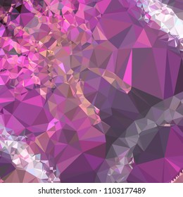 Square background with abstract mosaic pattern.  Copy space. Vector clip art.