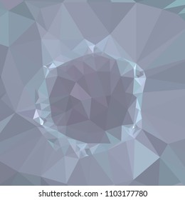 Square background with abstract mosaic pattern.  Copy space. Vector clip art.