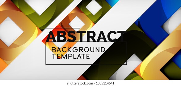 Fondo cuadrado, cuadrados abstractos sobre plantilla gris, empresarial o tecno. Ilustración del vector