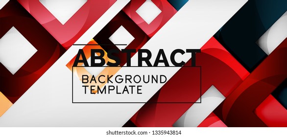 Fondo cuadrado, cuadrados abstractos sobre plantilla gris, empresarial o tecno. Ilustración del vector