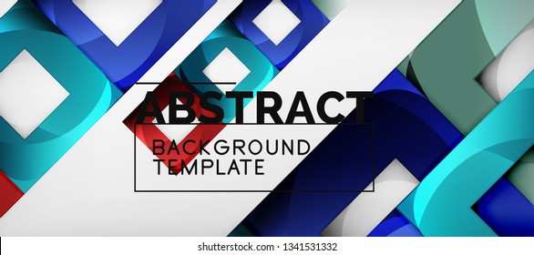 Fondo cuadrado, cuadrados abstractos sobre plantilla gris, empresarial o tecno. Ilustración del vector