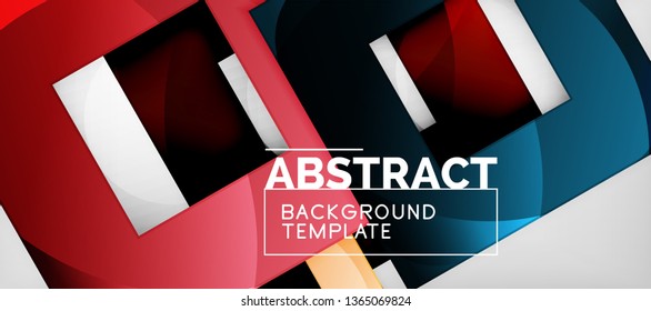 Fondo cuadrado, cuadrados abstractos sobre plantilla gris, empresarial o tecno. Ilustración del vector