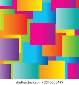 square background with beautiful gradient color