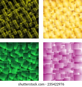 Square background collection 