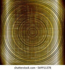 The square background and concentric circles