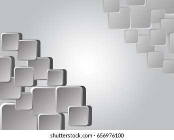square background Gray iron