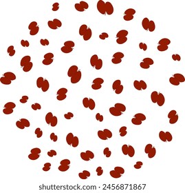 Square background image geometry and leaves