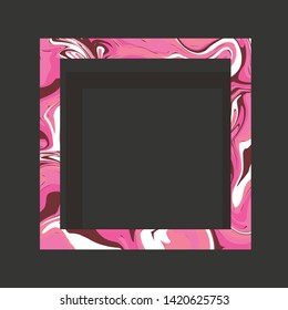 square background with marble design