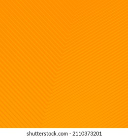 Square background with orange geometric design. 