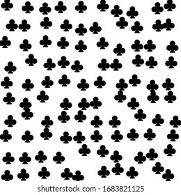 Patrón de fondo cuadrado de formas geométricas. El patrón está lleno al azar de enormes palos negros. Ilustración del vector sobre fondo blanco