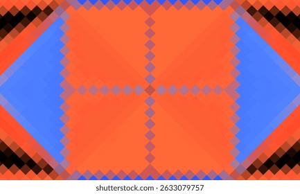 Vierkante achtergrond patroon, pixel patroon abstracte vector