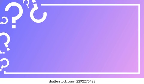 Square background with question mark illustration.