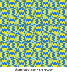square background with seamless geometric pattern. modern ornament. vector illustration. for decor, print, wallpaper, cover