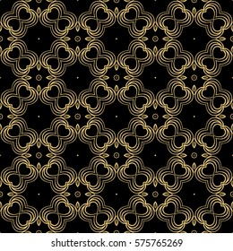 square background with seamless geometric pattern. ethnic ornament. vector illustration. for decor, fabric, print, wallpaper