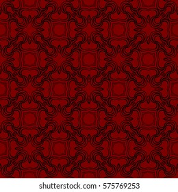 square background with seamless geometric pattern. ethnic ornament. vector illustration. for decor, fabric, print, wallpaper
