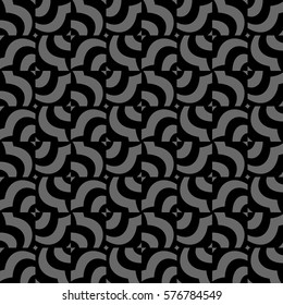 square background with seamless geometric pattern. modern ornament. vector illustration. for decor, print, wallpaper, cover
