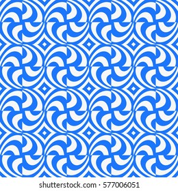 square background with seamless geometric pattern. modern ornament. vector illustration. for decor, print, wallpaper, cover